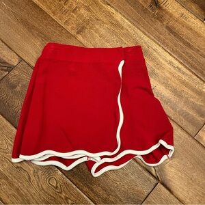 Bella Bliss red skort size 5